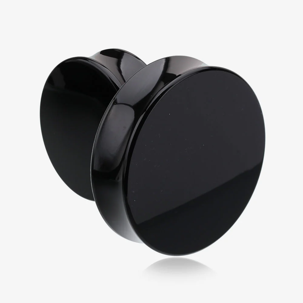 A Pair of Basic UV Acrylic Double Flared Ear Gauge Plug