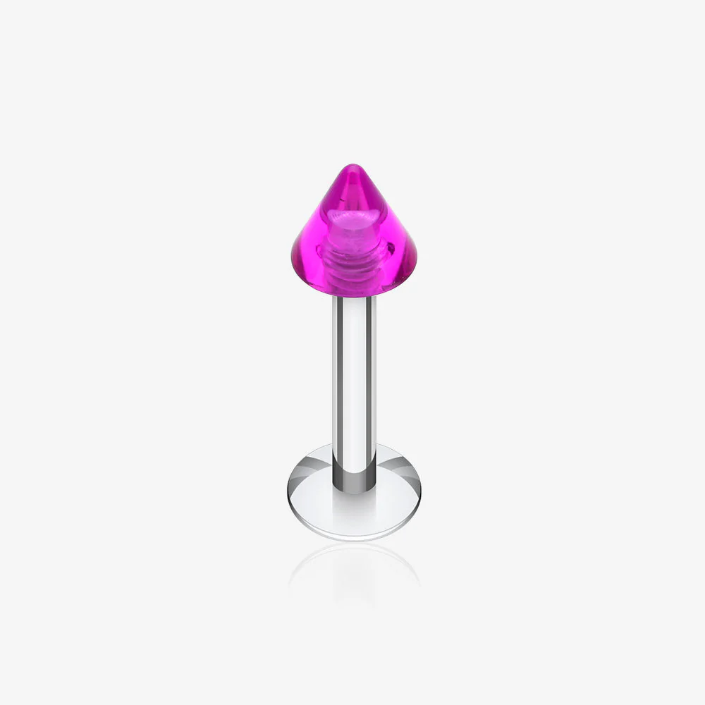 Basic UV Acrylic Spike Top Labret