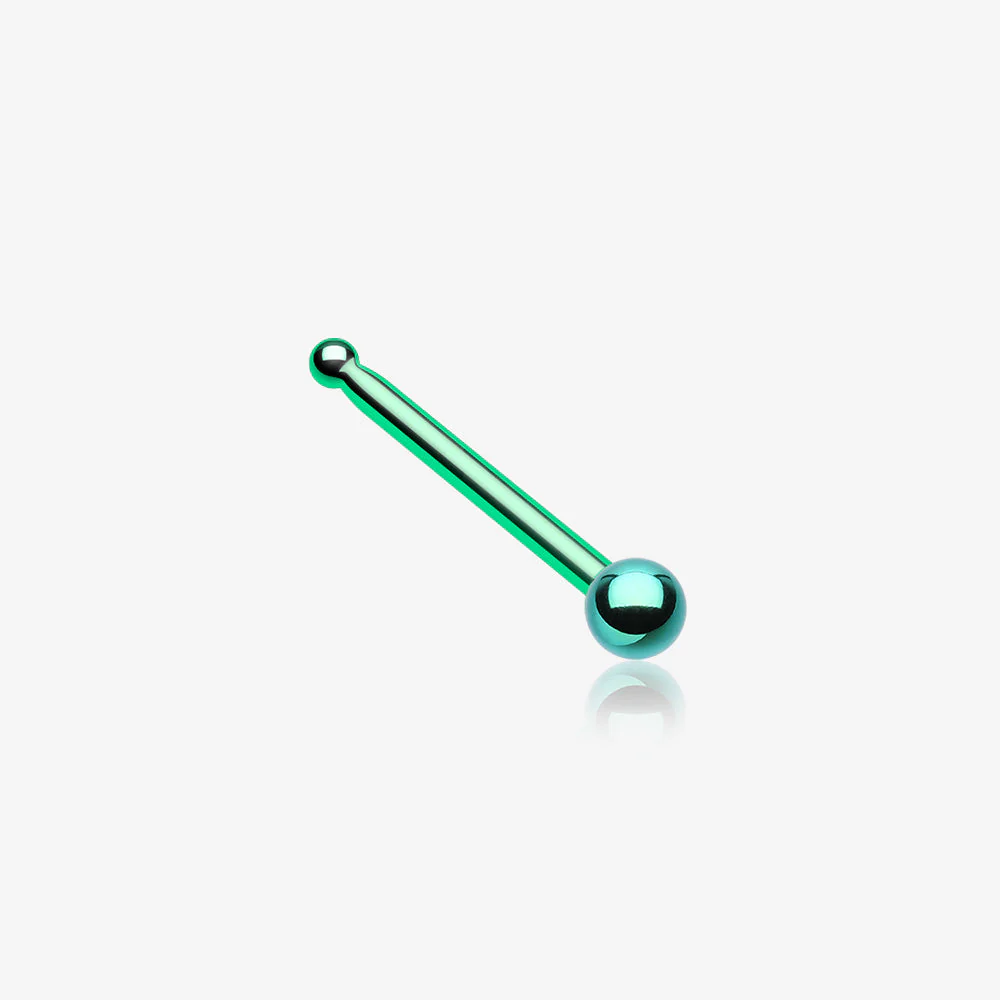 Colorline Ball Top Basic Nose Stud Ring