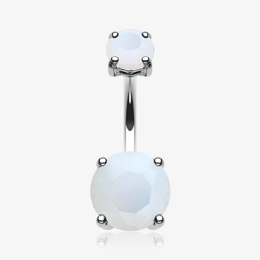 Colorline Gem Prong Sparkle Belly Button Ring