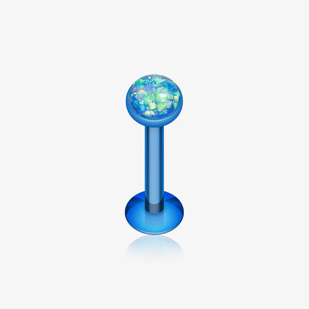 Colorline Opal Glitter Shower Dome Steel Labret