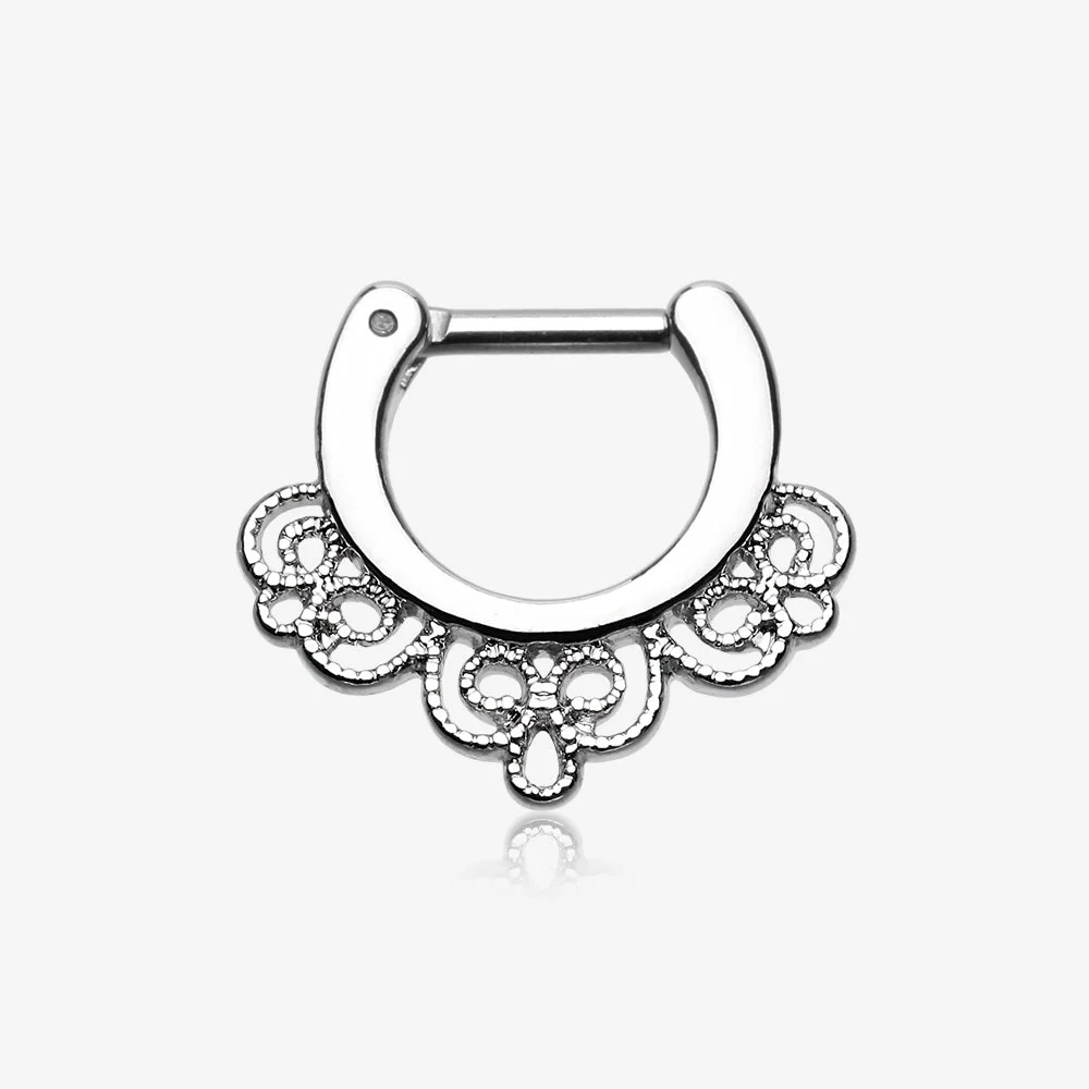 Florid Filigree Septum Clicker