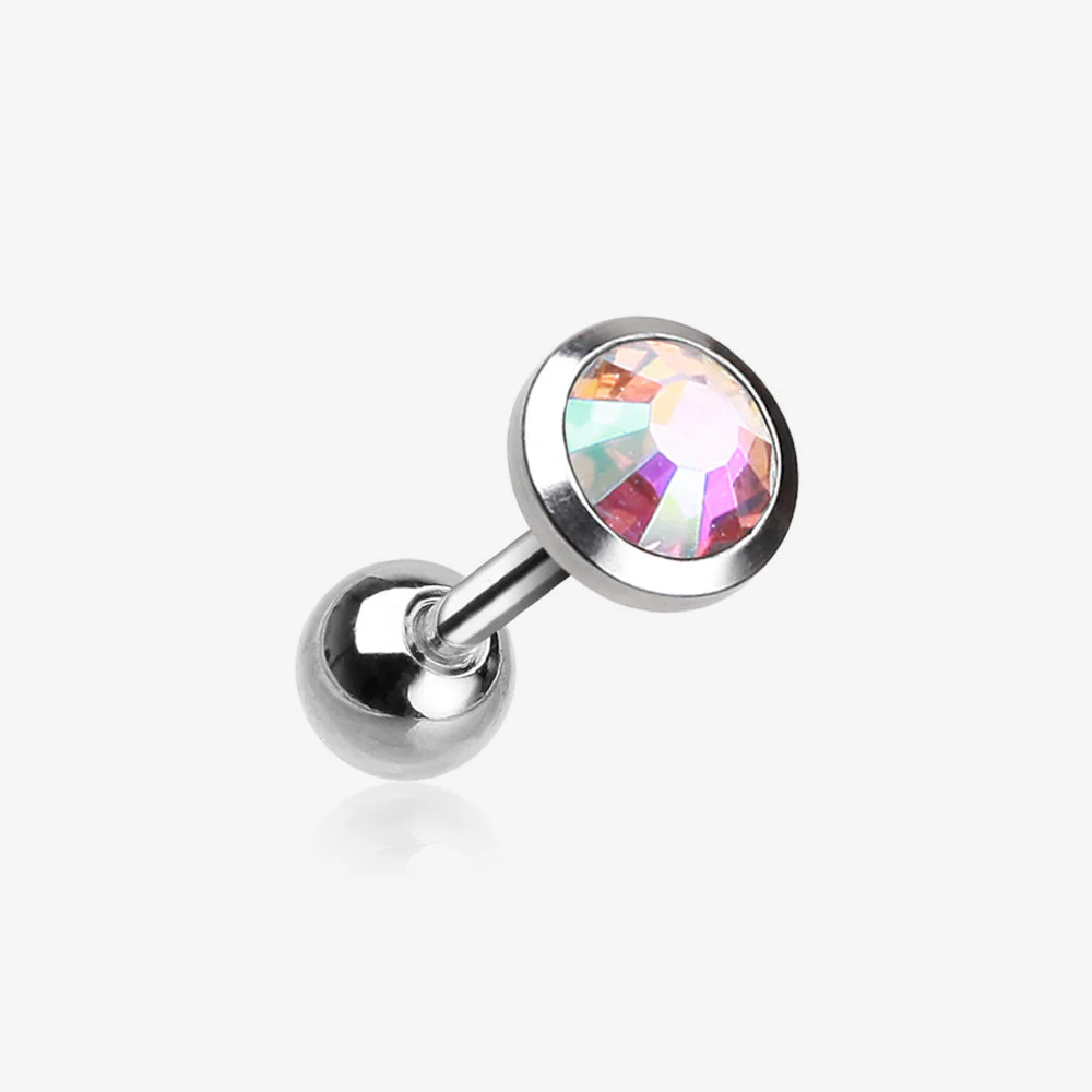Gem Sparkle Cartilage Tragus Earring