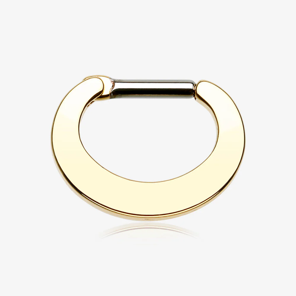 Golden Basic Steel Loop Septum Clicker
