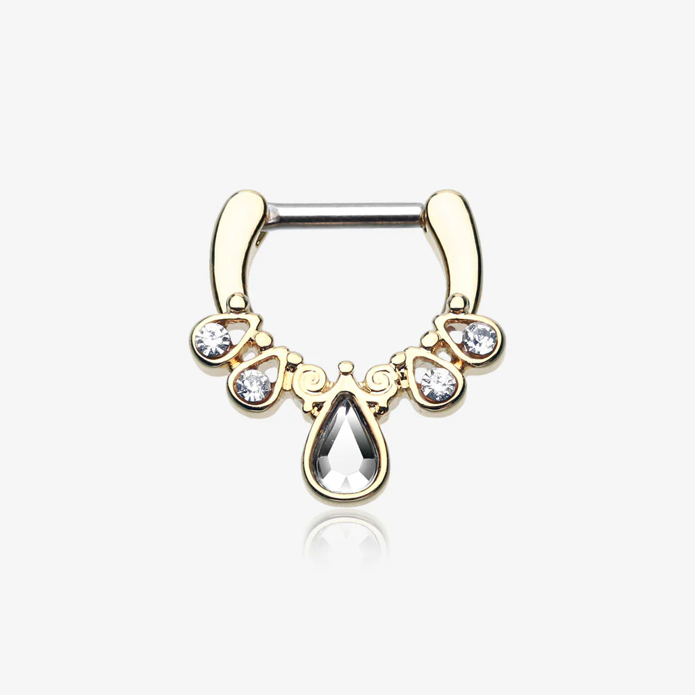 Golden Radiant Kao Septum Clicker