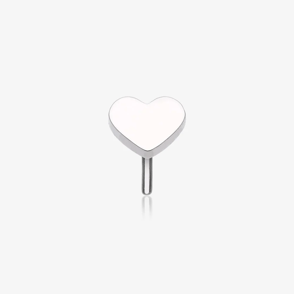 Implant Grade Titanium OneFit Threadless Heart Top Part