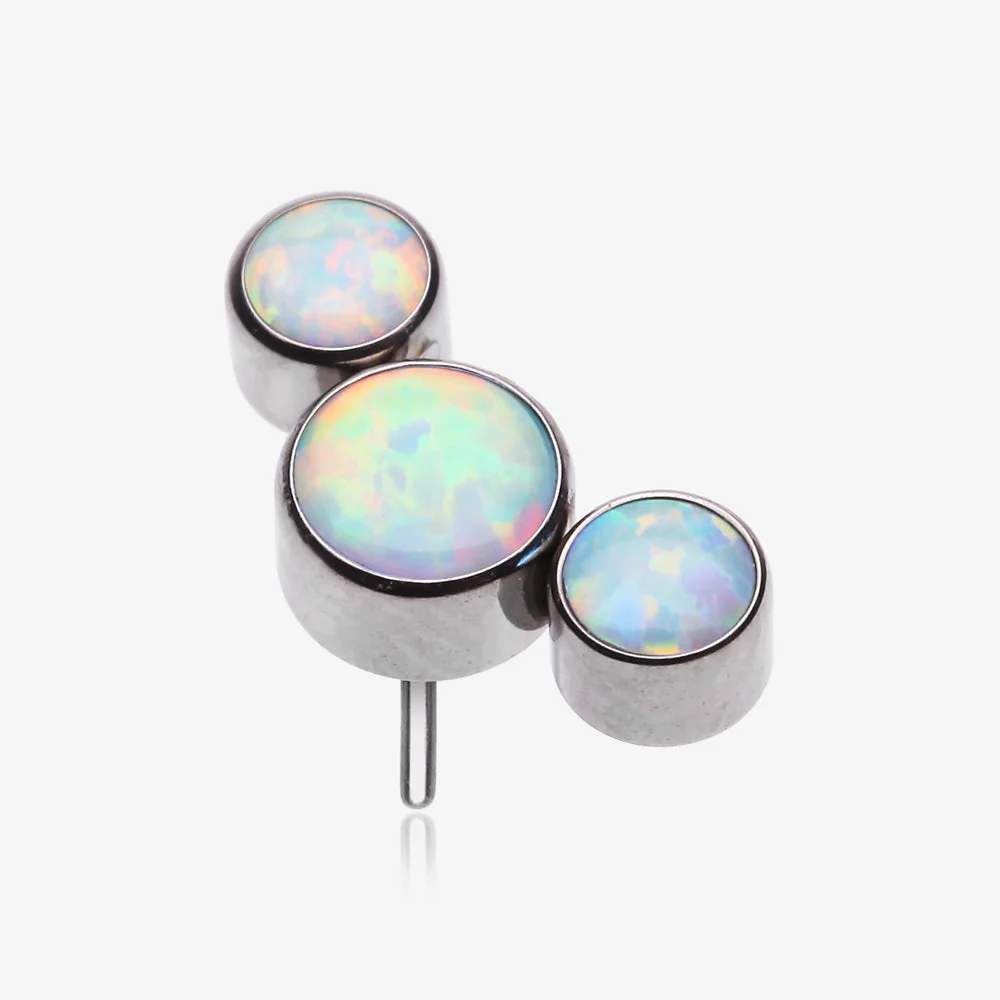 Implant Grade Titanium OneFit Threadless Journey Fire Opal Trio Top Part