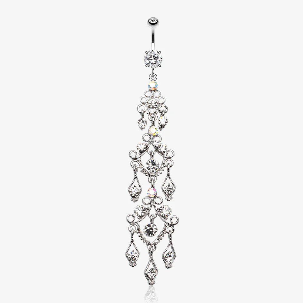 Majestic Chandelier Belly Button Ring