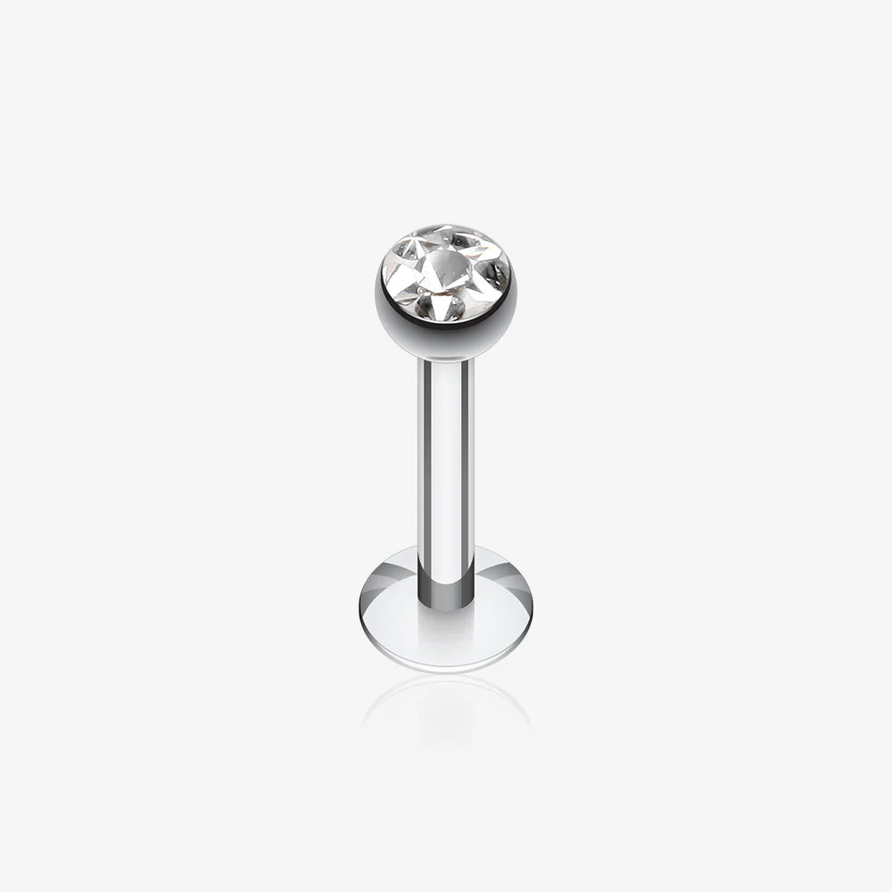 Multi-Gem Sparkle Dome Labret