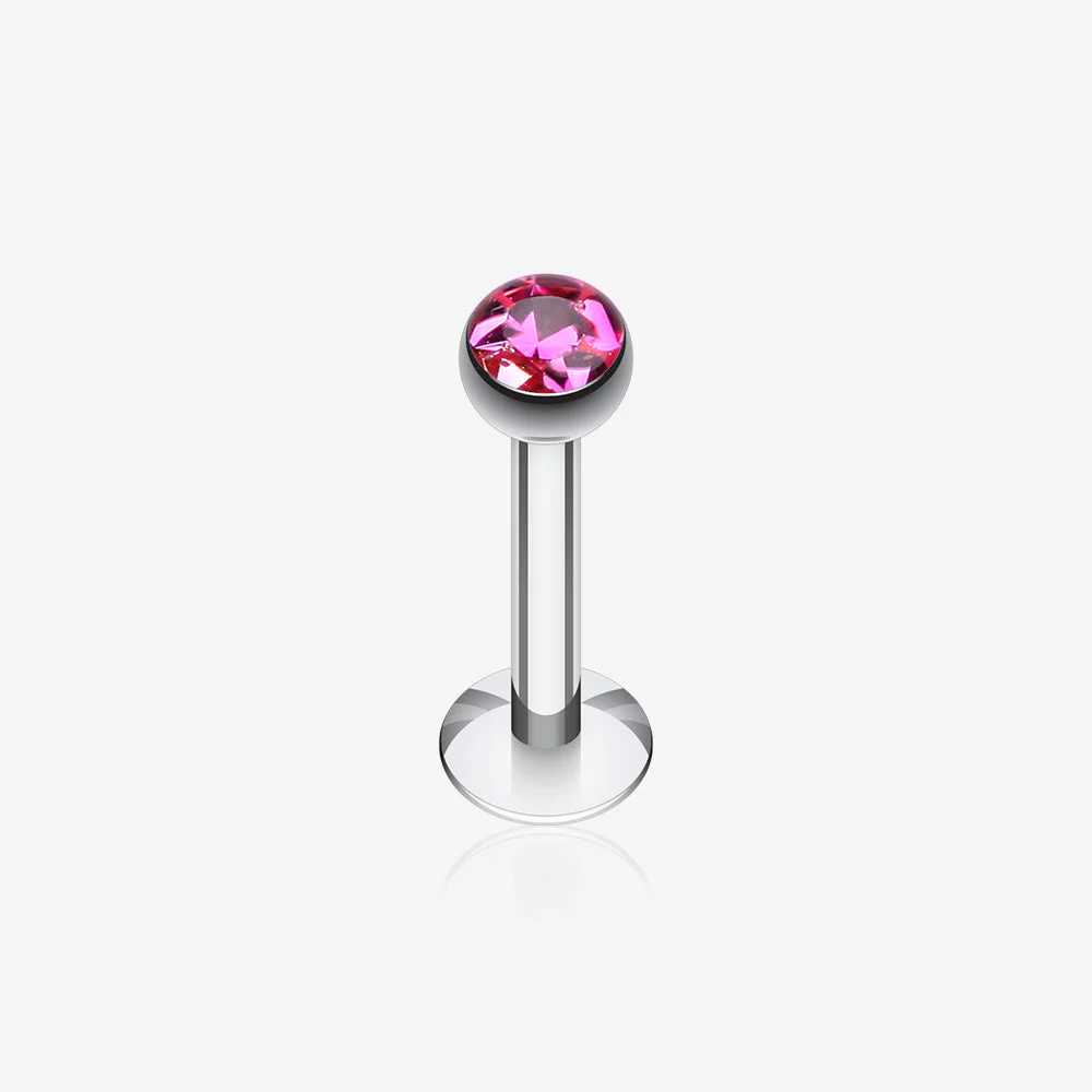 Multi-Gem Sparkle Dome Labret