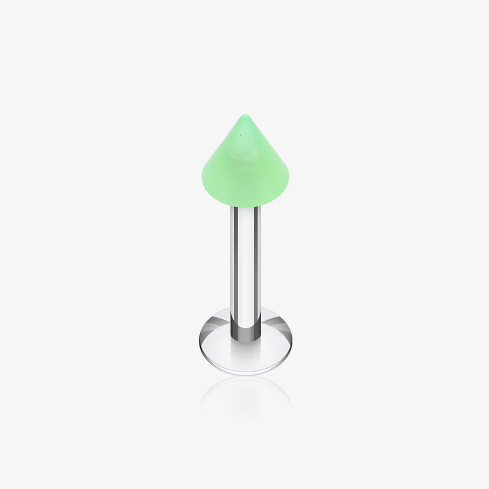 Neon UV Acrylic Spike Top Labret