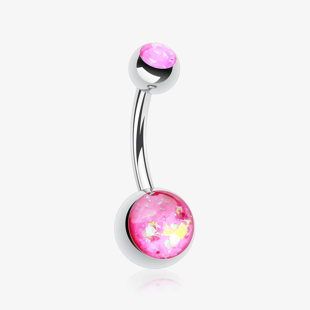 Opal Sparkle Shower Basic Belly Button Ring