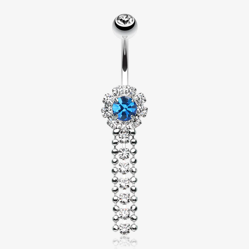Wonder Sparkle Falls Chandelier Belly Button Ring